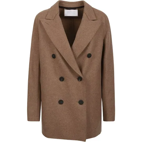 Oversized Wool Jacket with Wide Lapel , female, Sizes: S, M, 2XS - Harris Wharf London - Modalova