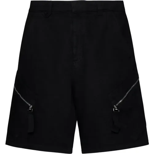 Schwarze Canvas-Shorts mit Taschen , Herren, Größe: S - Jacquemus - Modalova