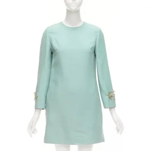 Pre-owned Wool dresses , female, Sizes: XS - Valentino Vintage - Modalova