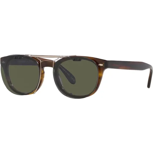 Sunglasses, unisex, , Size: 47 MM Clip-On for Eyewear Frames Sheldrake OV 5036 - Oliver Peoples - Modalova