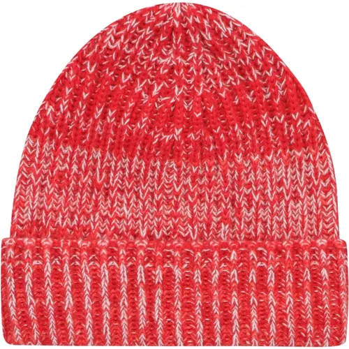 Kaschmir Rippstrick Beanie Mütze - Malo - Modalova