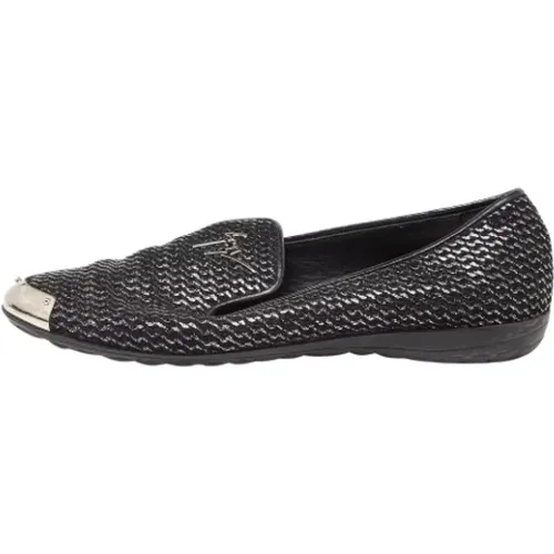 Pre-owned Flats, female, , Size: 7 1/2 US Pre-owned Leather flats - Giuseppe Zanotti Pre-owned - Modalova