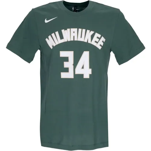 Giannis Antetokounmpo NBA Tee , Herren, Größe: 2XL - Nike - Modalova