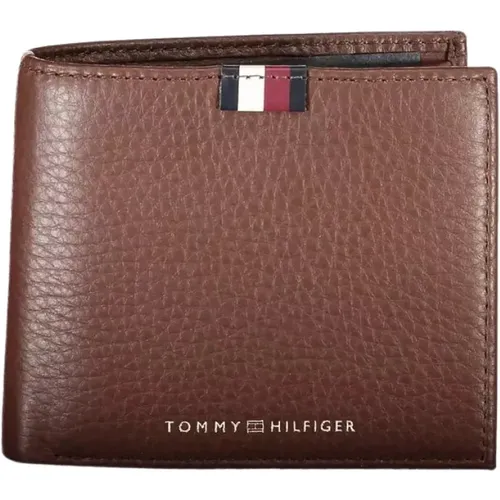 Wallets & Cardholders, male, , Size: ONE SIZE Leather Wallet - Tommy Hilfiger - Modalova