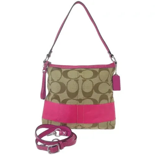 Pre-owned Shoulder Bags, female, , Size: ONE SIZE Pre-owned Canvas shoulder-bags - Coach Pre-owned - Modalova