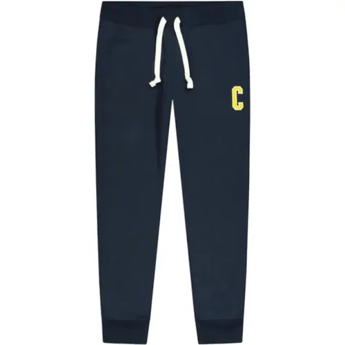 Sweatpants, male, , Size: XS Rib cuff sweatpants in navy blue - Champion - Modalova