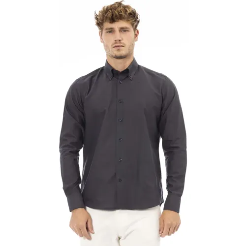 Button-Down Hemd Oxford Stil , Herren, Größe: 2XL - Baldinini - Modalova