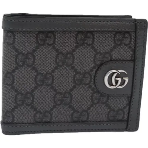 Pre-owned Wallets, female, , Size: ONE SIZE Pre-owned Canvas wallets - Gucci Vintage - Modalova