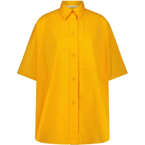 Oversized Short Sleeve Shirt , female, Sizes: XS, 2XS, 4XS, 3XS, S - Liviana Conti - Modalova