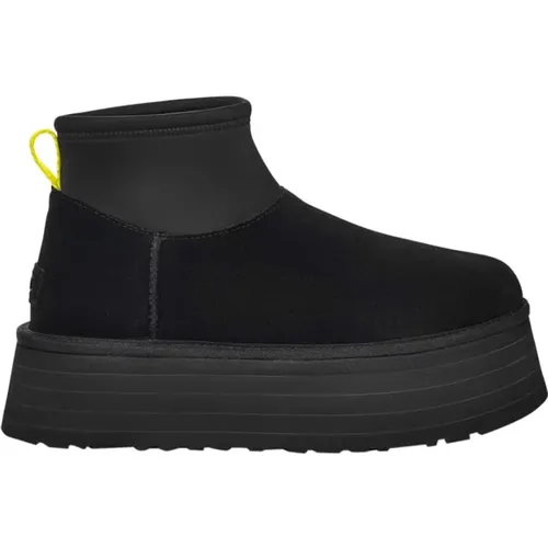 Schwarze Mini Dipper Stiefel , Damen, Größe: 39 EU - Ugg - Modalova