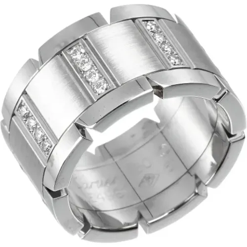 Pre-owned Jewellery, female, , Size: ONE SIZE Pre-owned White Gold rings - Cartier Vintage - Modalova