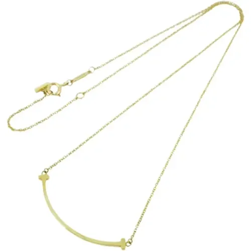 Pre-owned Jewellery, female, , Size: ONE SIZE Pre-owned Gold necklaces - Tiffany & Co. Pre-owned - Modalova