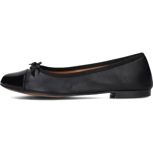 Schwarze Lederballerinas Emille , Damen, Größe: 42 EU - Toral - Modalova