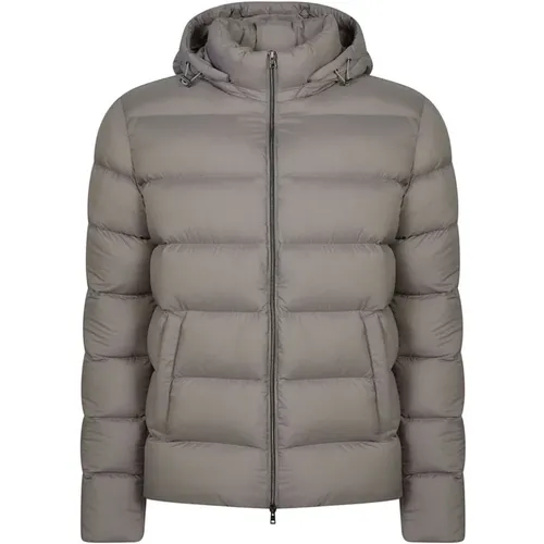 Graue Parka für Männer Aw24 Herno - Herno - Modalova