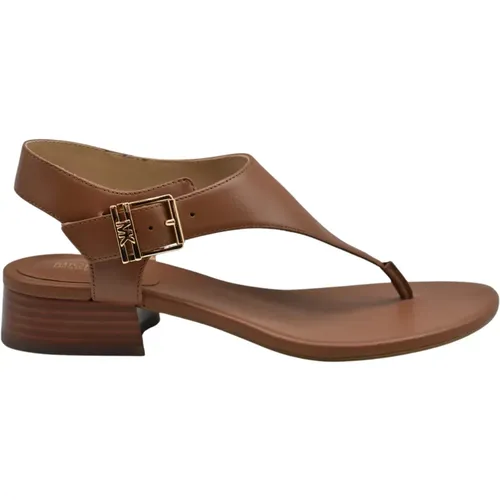 Leather Sandals Stylish , female, Sizes: 3 UK, 4 1/2 UK, 4 UK - Michael Kors - Modalova