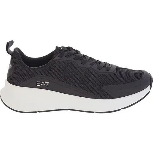 Schwarze Sneakers Aw23 , Herren, Größe: 42 2/3 EU - Emporio Armani EA7 - Modalova