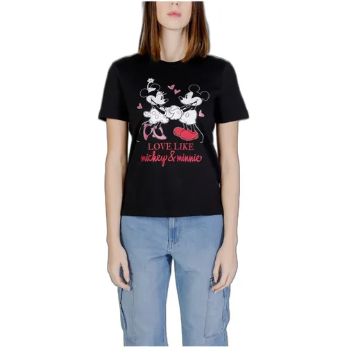 Mickey Valentine T-Shirt Collection , female, Sizes: M, XS - Only - Modalova