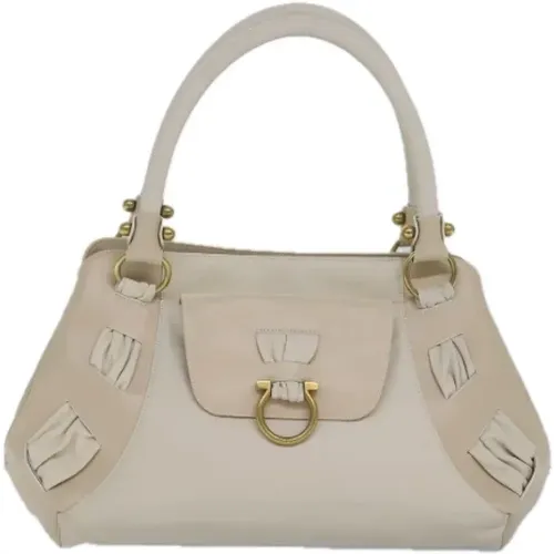 Pre-owned Leather handbags , female, Sizes: ONE SIZE - Salvatore Ferragamo Pre-owned - Modalova