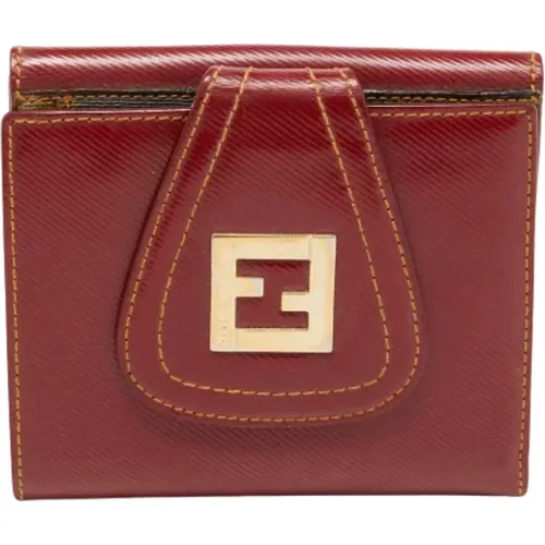 Pre-owned Wallets, female, , Size: ONE SIZE Pre-owned Coated canvas wallets - Fendi Vintage - Modalova