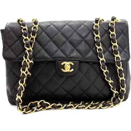 Pre-owned Leather Chanel Flap Bag , unisex, Sizes: ONE SIZE - Chanel Vintage - Modalova