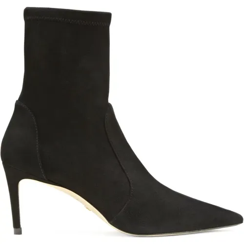 Streamlined Stretch Bootie , female, Sizes: 6 UK, 8 UK, 5 UK, 4 UK, 4 1/2 UK - Stuart Weitzman - Modalova