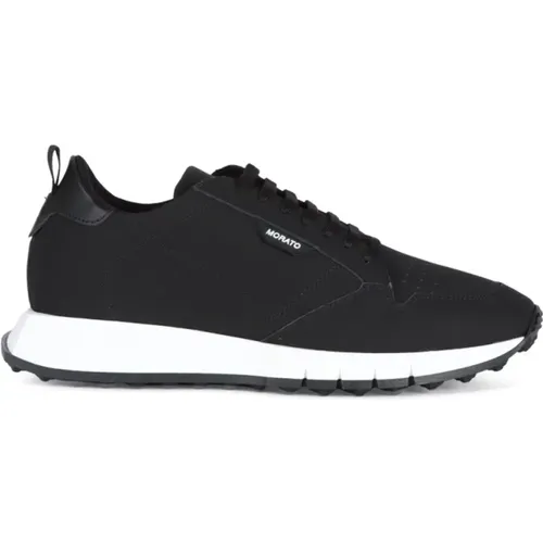 Sneakers, male, , Size: 8 US Leather and fabric running sneakers - Antony Morato - Modalova