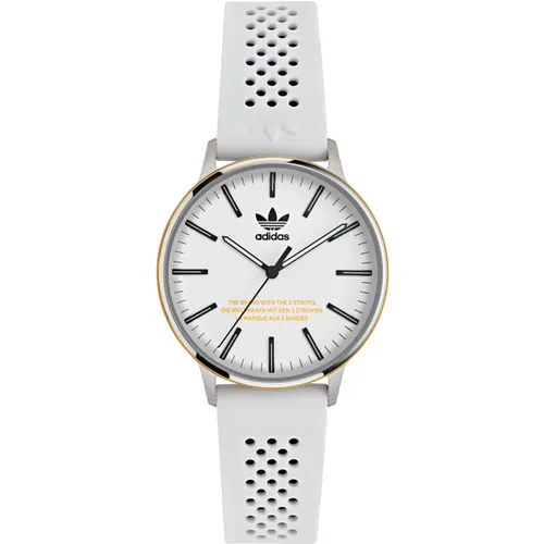 Watches, unisex, , Size: ONE SIZE Silicone Analog Watch - Adidas - Modalova