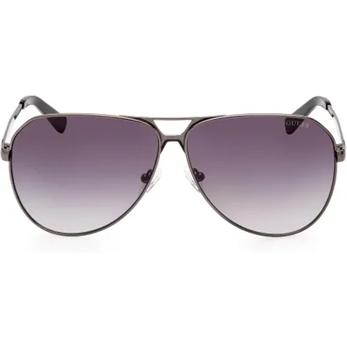 Metall Sonnenbrille für Männer , unisex, Größe: 63 MM - Guess - Modalova