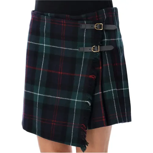 Women's Clothing Skirts Tartan Aw24 , female, Sizes: XS, 2XS - Ralph Lauren - Modalova