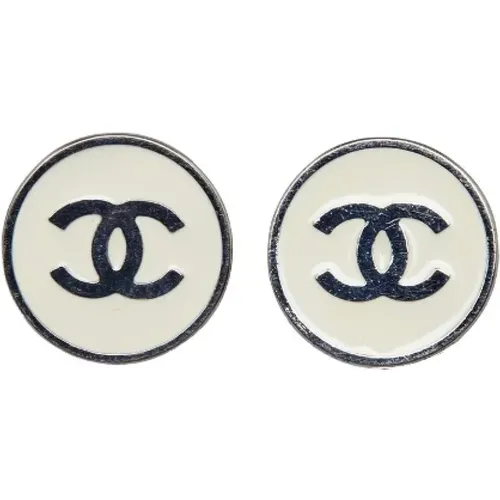 Pre-owned Jewellery, female, , Size: ONE SIZE Pre-owned Metal earrings - Chanel Vintage - Modalova