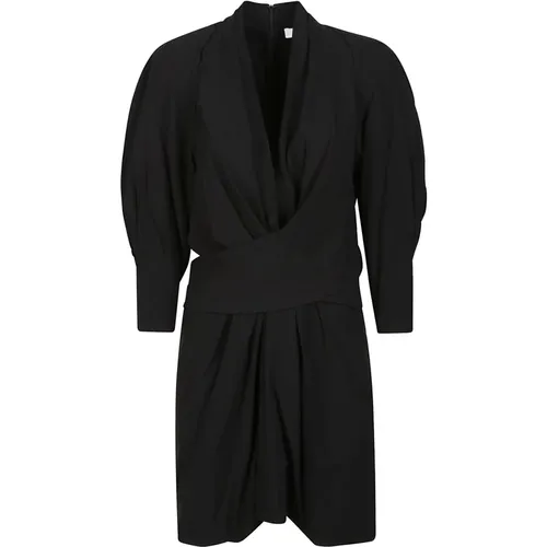 Schwarzes V-Ausschnitt Cut-Out Mini Kleid , Damen, Größe: XS - IRO - Modalova