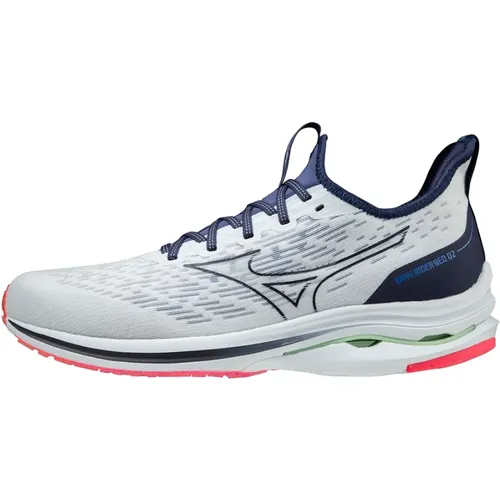 Running Shoes, male, , Size: 8 US Running Shoes Rider Neo 2 Blue/Peach/Pink - Mizuno - Modalova