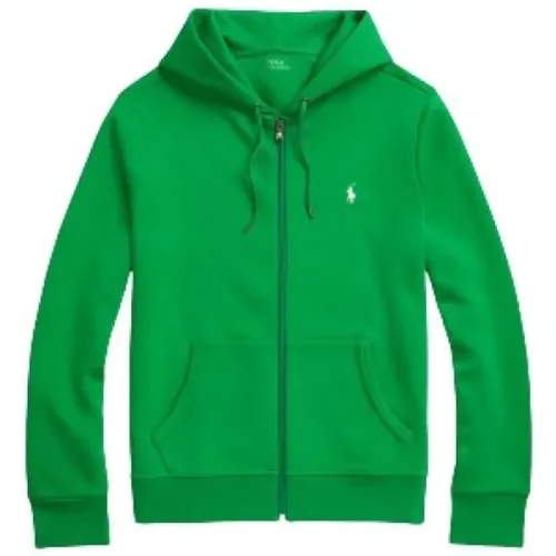 Zip-throughs, male, , Size: XL Hooded Zip-Up Sweatshirt - Polo Ralph Lauren - Modalova