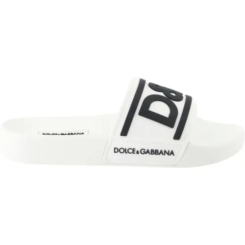 Slip-on Gummisandalen - Dolce & Gabbana - Modalova