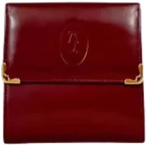 Pre-owned Wallets, female, , Size: ONE SIZE Pre-owned Leather wallets - Cartier Vintage - Modalova