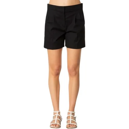 Baumwollshorts in Schwarz mit Taschen - Max Mara Studio - Modalova