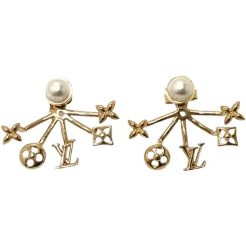 Pre-owned Jewellery, female, , Size: ONE SIZE Pre-owned Fabric earrings - Louis Vuitton Vintage - Modalova