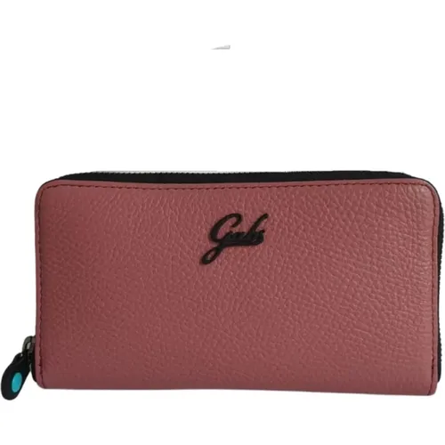 Wallets & Cardholders, female, , Size: ONE SIZE Leather Zip Wallet - Gabs - Modalova