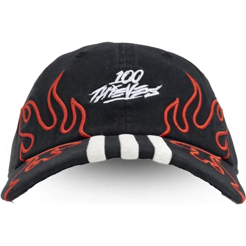 Caps, male, , Size: ONE SIZE Adidas x 100 Thieves - adidas Originals - Modalova