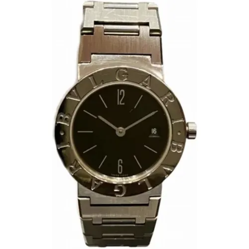 Pre-owned Stainless Steel watches , female, Sizes: ONE SIZE - Bvlgari Vintage - Modalova