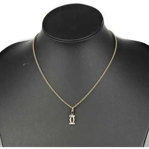 Pre-owned Jewellery, female, , Size: ONE SIZE Pre-owned Gold necklaces - Cartier Vintage - Modalova