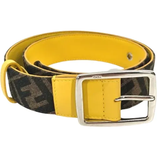 Pre-owned Belts, unisex, , Size: ONE SIZE Pre-owned Leather belts - Fendi Vintage - Modalova