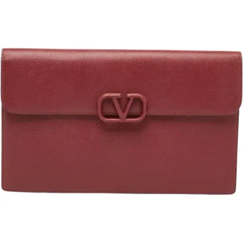 Pre-owned Leather pouches , female, Sizes: ONE SIZE - Valentino Vintage - Modalova