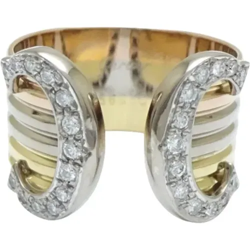 Pre-owned Jewellery, female, , Size: ONE SIZE Pre-owned Gold rings - Cartier Vintage - Modalova