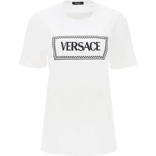 Weißer Stil/Modell , Damen, Größe: 2XS - Versace - Modalova