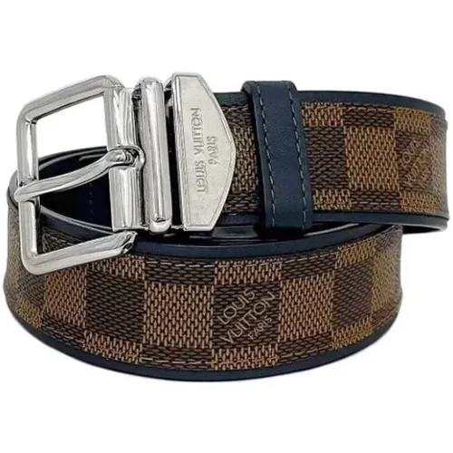 Pre-owned Canvas belts , female, Sizes: ONE SIZE - Louis Vuitton Vintage - Modalova