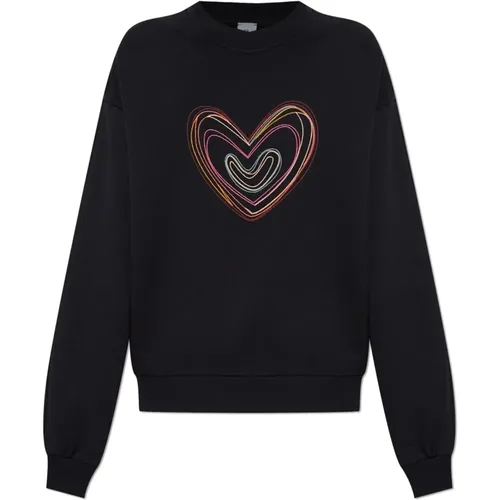 Sweatshirts, female, , Size: S Sweatshirt with a colorfully embroidered pattern - PS By Paul Smith - Modalova