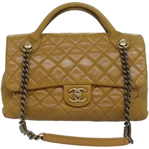 Pre-owned Leather chanel-bags , female, Sizes: ONE SIZE - Chanel Vintage - Modalova