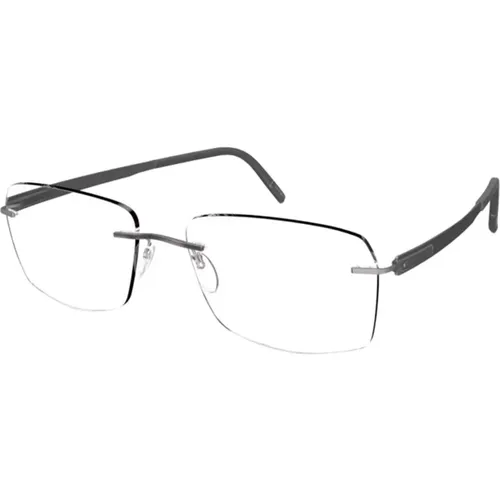 Glasses, unisex, , Size: 55 MM Blend Eyewear Frames in Smoky - Silhouette - Modalova