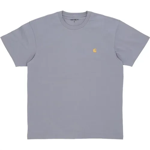 Chase T-Shirt Mirror/Gold - Reduzierter Preis , Herren, Größe: XL - Carhartt WIP - Modalova